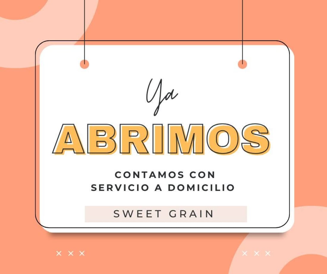 Sweet Grain - Cenas y Postres