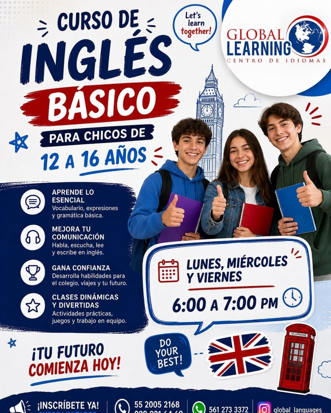 Global Learning - Curso de Inglés para Jóvenes