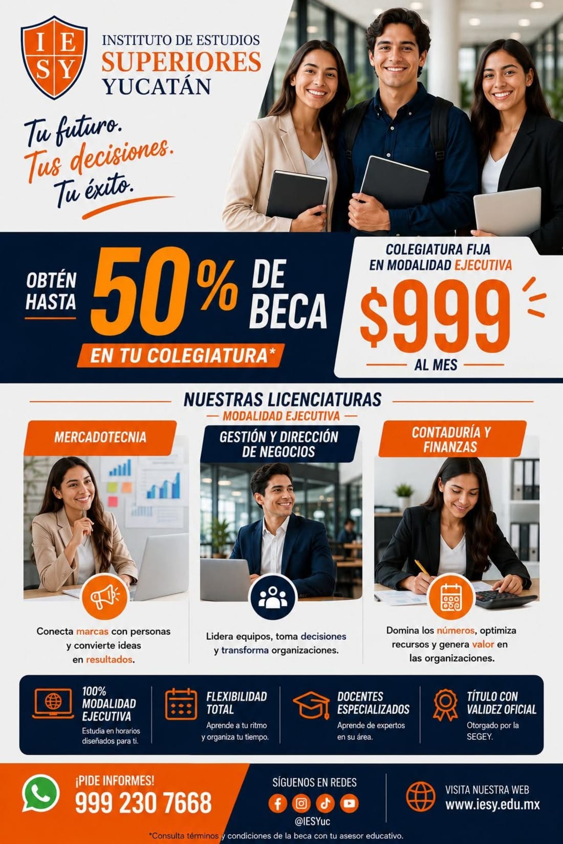 IESY Instituto de Estudios Superiores Yucatán - Licenciaturas Ejecutivas