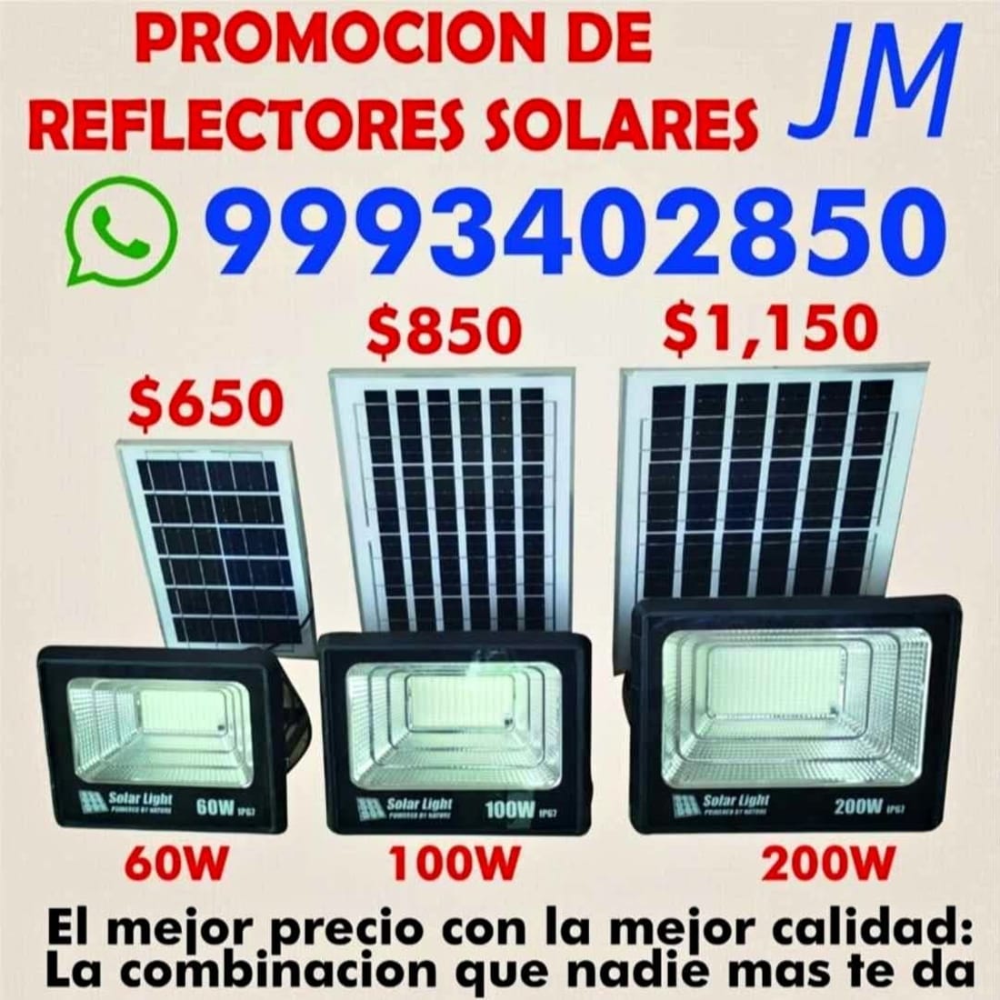 Reflectores Solares JM - Iluminación Solar de Alto Rendimiento