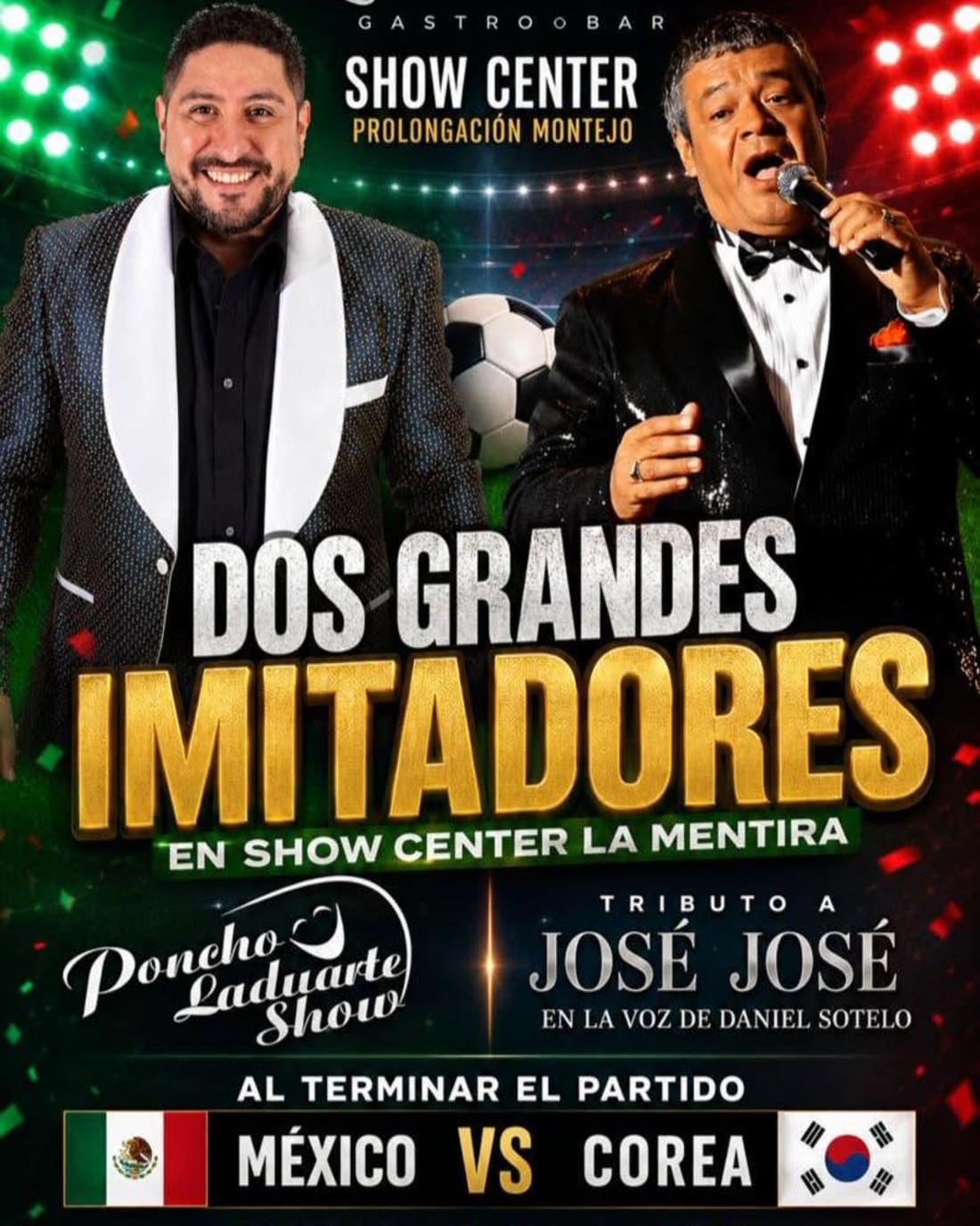 La Mentira Gastro Bar - Show de Comedia y Tributo a José José
