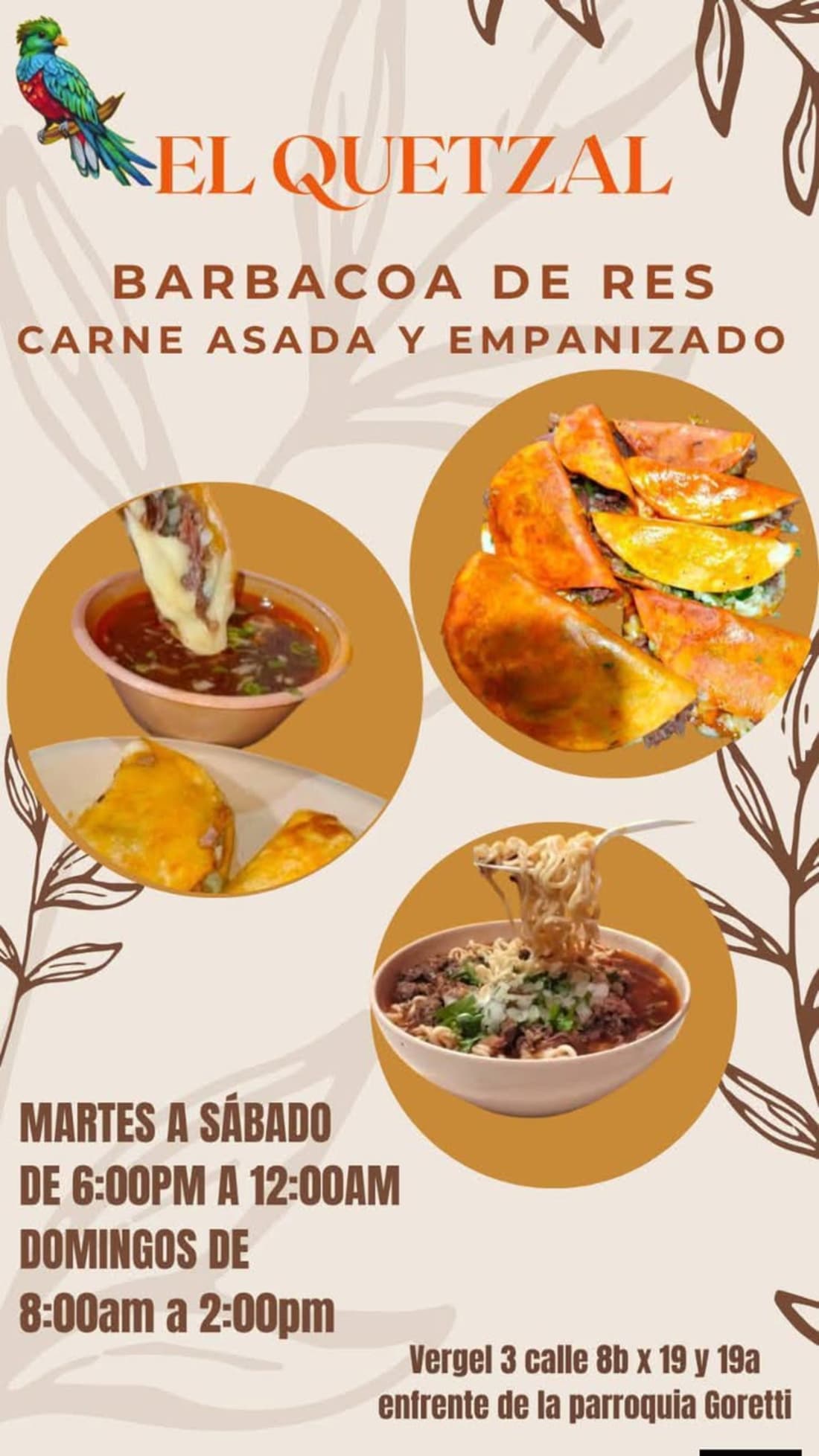 Barbacoa de Res "El Quetzal" - Tacos y Birria