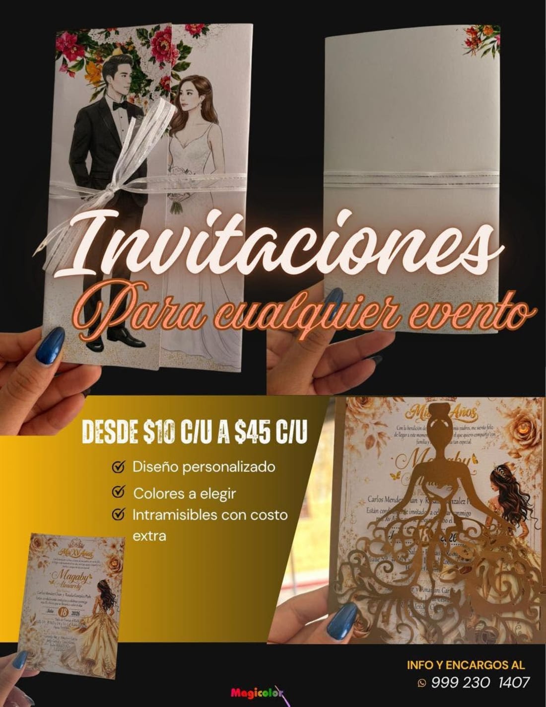 Magicolor Suc Catedral - Invitaciones para eventos