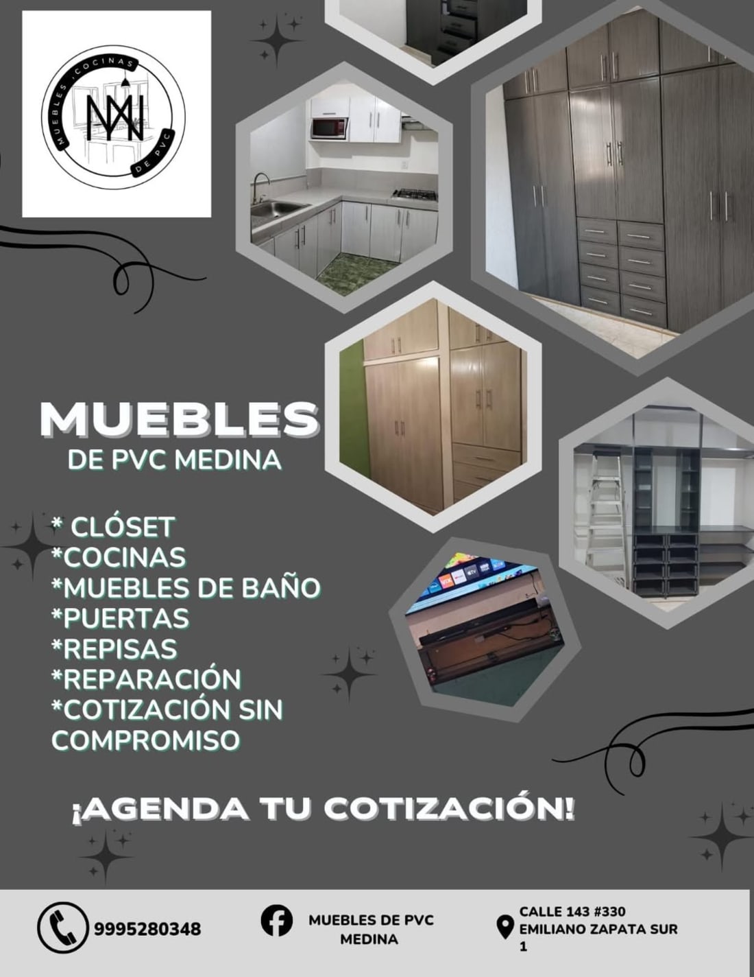 Muebles de PVC Medina - Cocinas, clósets y más