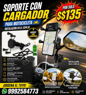 Soporte para Celular para Motocicleta - Almendros 3 Caucel