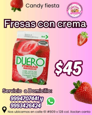 Candy Fiesta - Frappes, Waffles y Más en Xoclán Canto