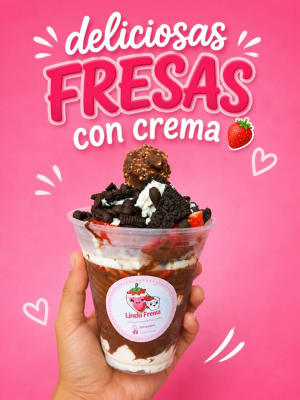 Linda Freso - Fresas con crema
