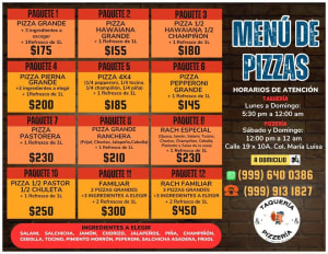 Pizzería El Amigo Rach - Tacos y pizzas a domicilio