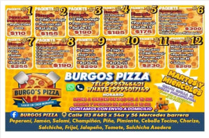 Burgos Pizza - Orilla de queso gratis los martes