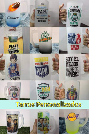 Tarros y más cosas personalizados para papá