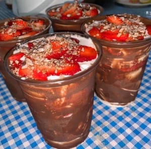 Daneli Postres - Fresas con crema naturales