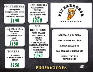 Pizza - Precio justo y sabroso