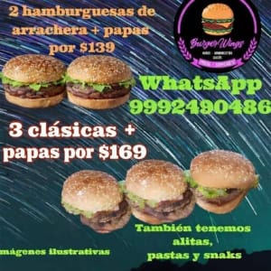 Burger Wings - Promociones en Hamburguesas