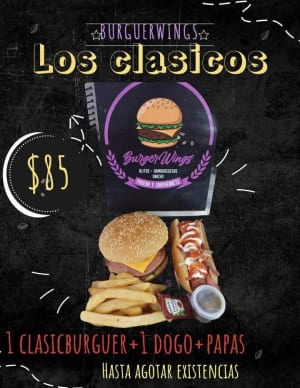 Burger Wings - Promociones en Hamburguesas