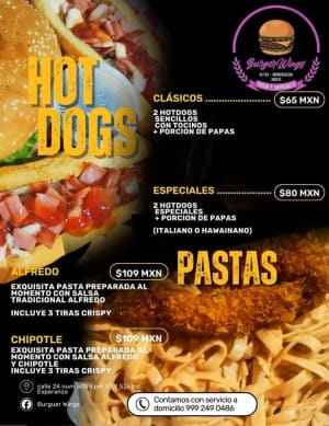 Burger Wings - Promociones en Hamburguesas