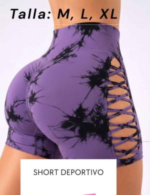 Cosmetic Monserrat - Shorts licra deportivos para mujer