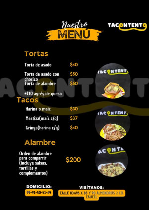 Taquería Tacontento - Auténtico sabor de carne asada