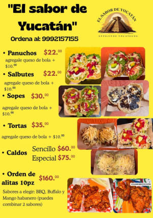 El Sabor de Yucatán - Antojitos Tuchtecos
