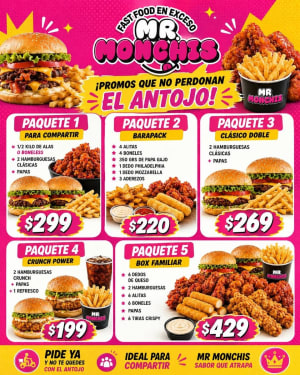Mr. Monchis - Boneless y Snacks