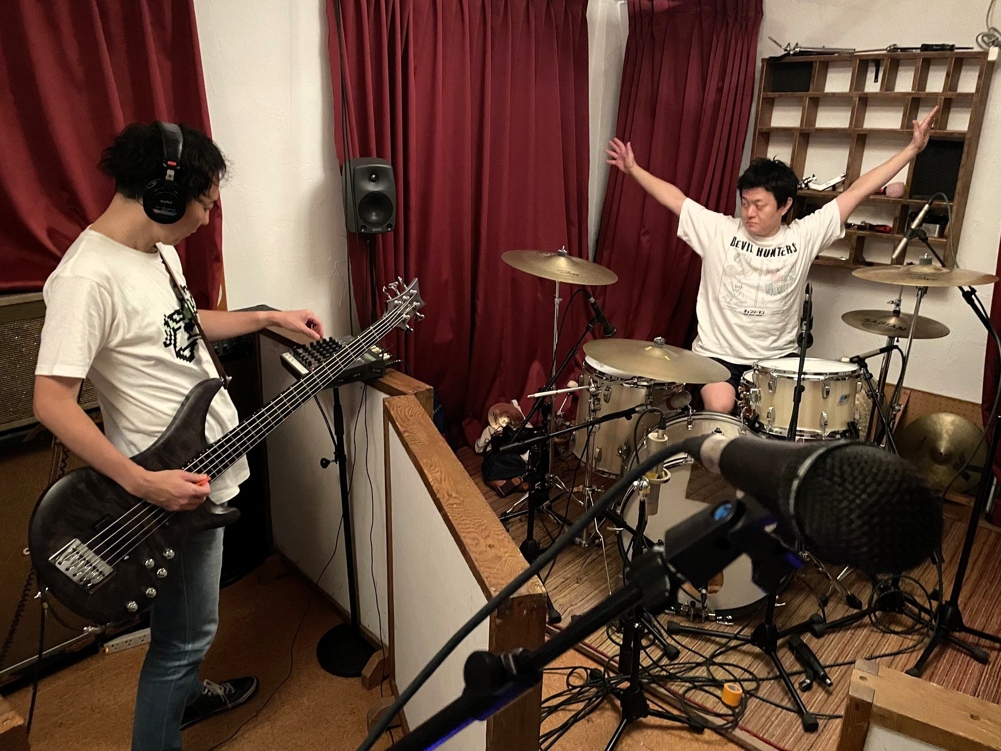 ベースとドラム