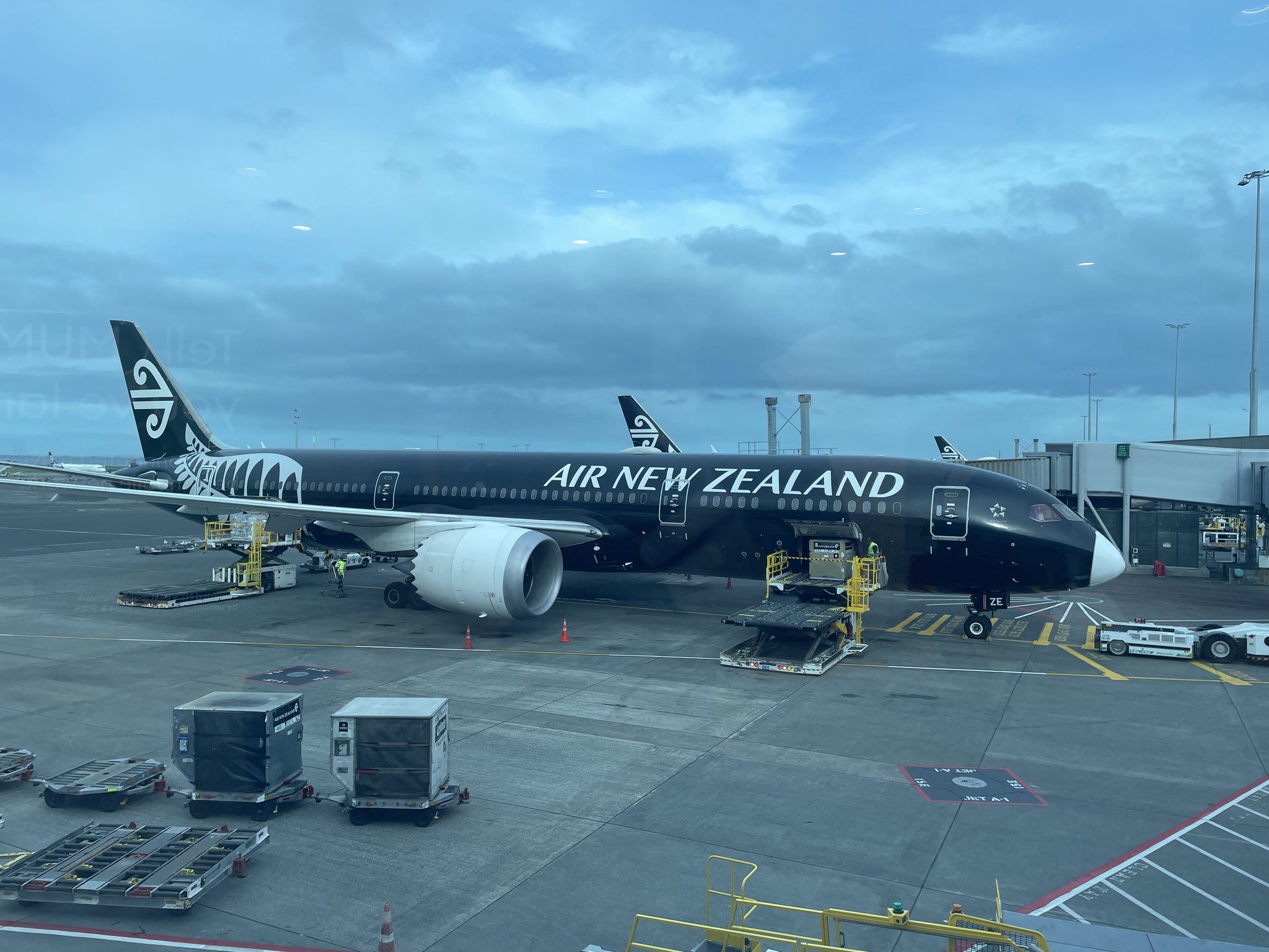 ニュージーランド航空の飛行機