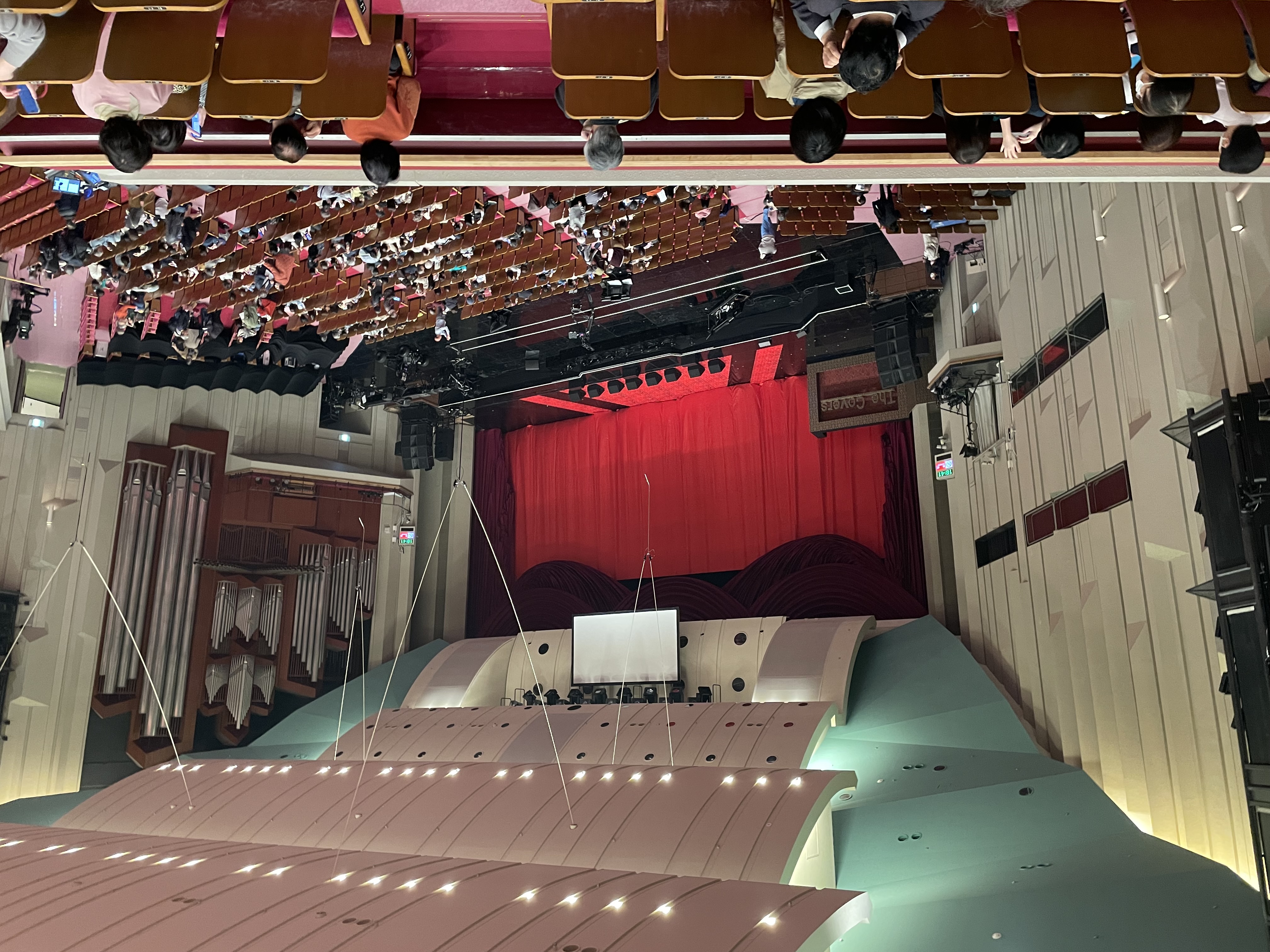 HNKホール 3階席からの眺め