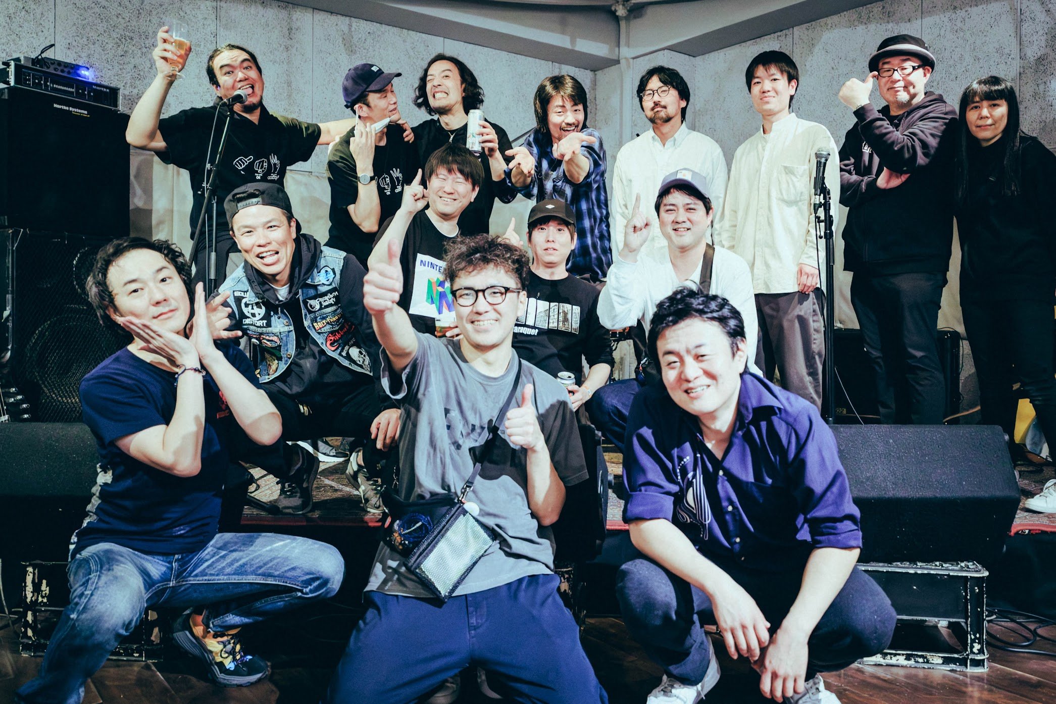 ライブ後に撮った集合写真
