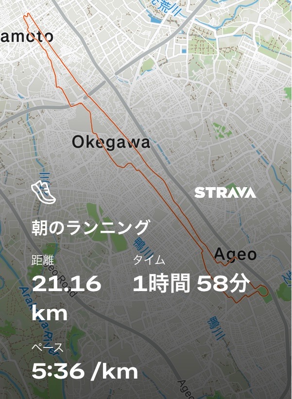 ハーフマラソン結果