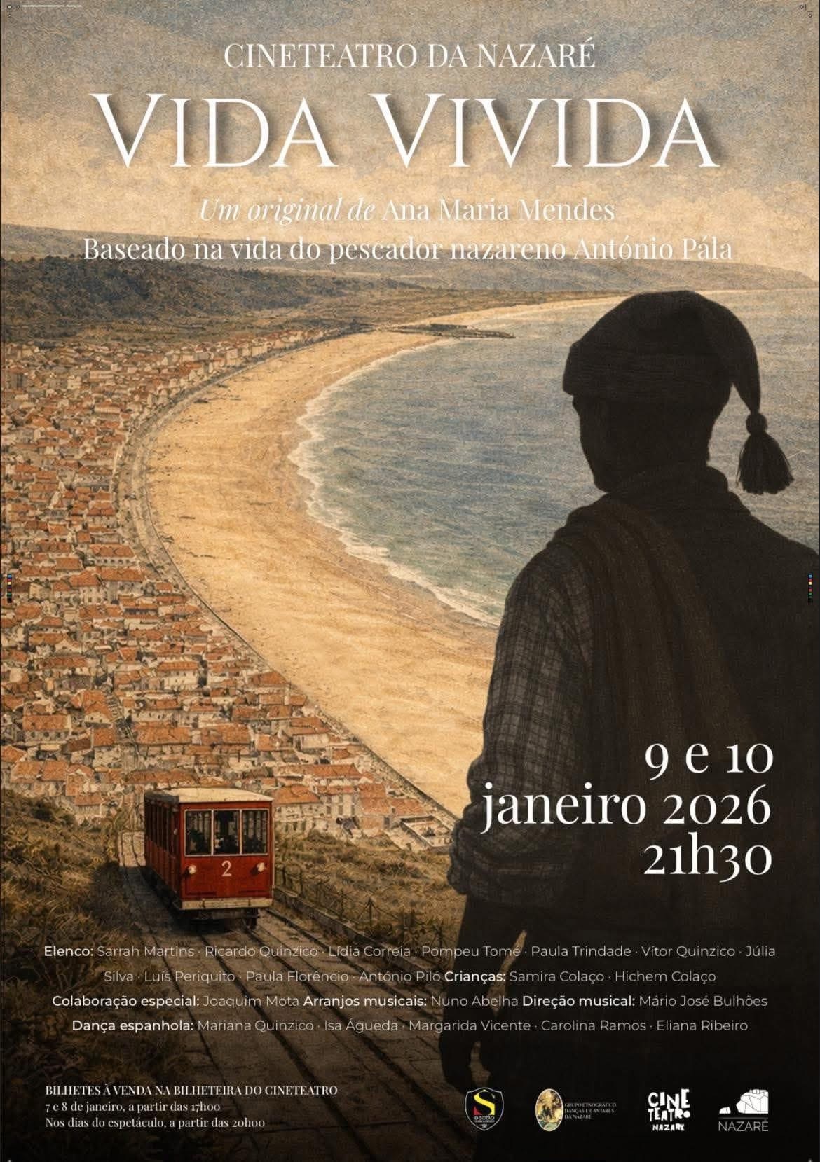 Espetáculo “Vida Vivida” no Cineteatro da Nazaré