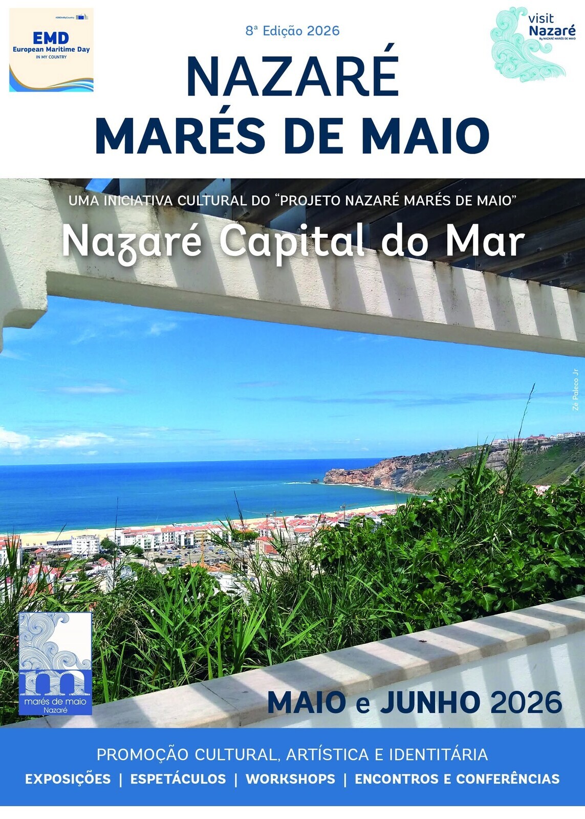 Projeto Nazaré Marés de Maio continua a dinamizar o concelho com dezenas de iniciativas dedicadas ao mar, à cultura e à comunidade