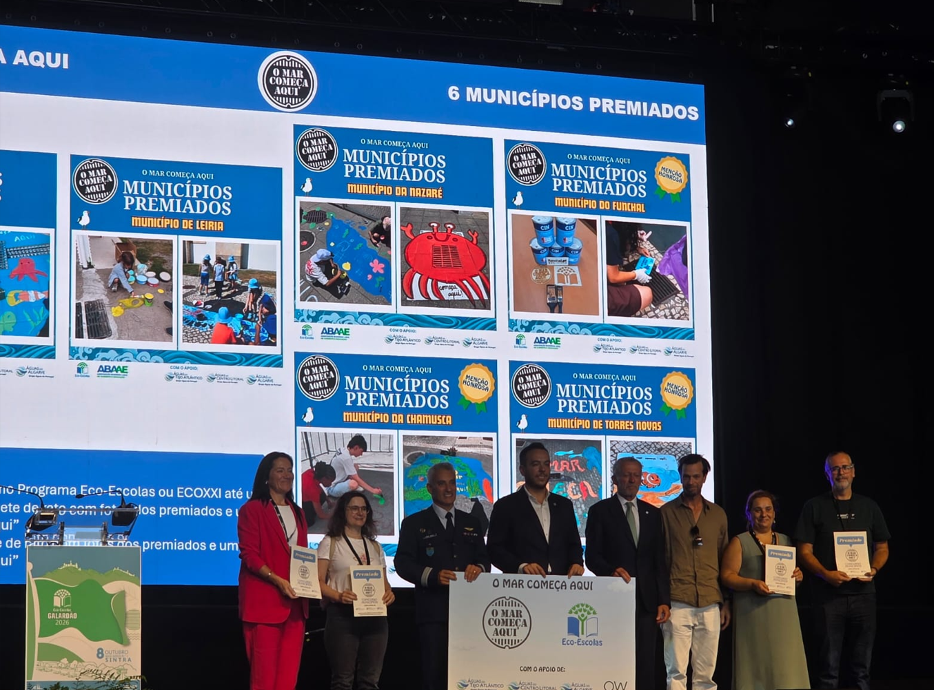 Município da Nazaré presente na cerimónia das Bandeiras Verdes e dos Prémios Eco-Escolas 2026