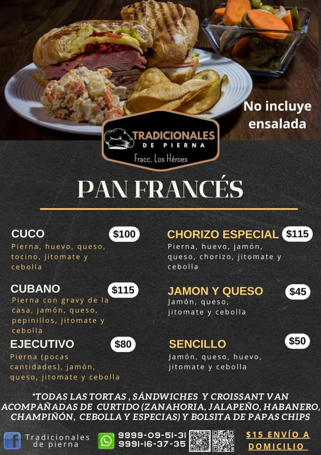 Foto 1 de 4, Imagen de Tradicionales de Pierna, Fracc. los Héroes con Domicilio Desde $15