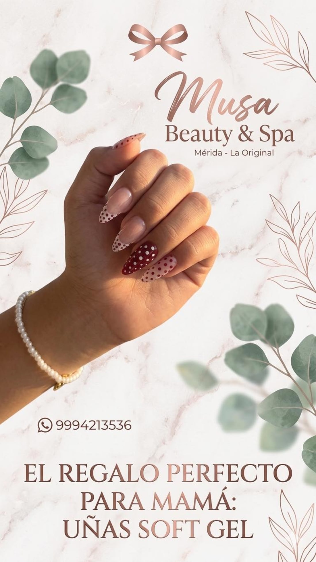 Imagen de Musa Beauty & Spa, Uñas Soft Gel para el Día de las Madres