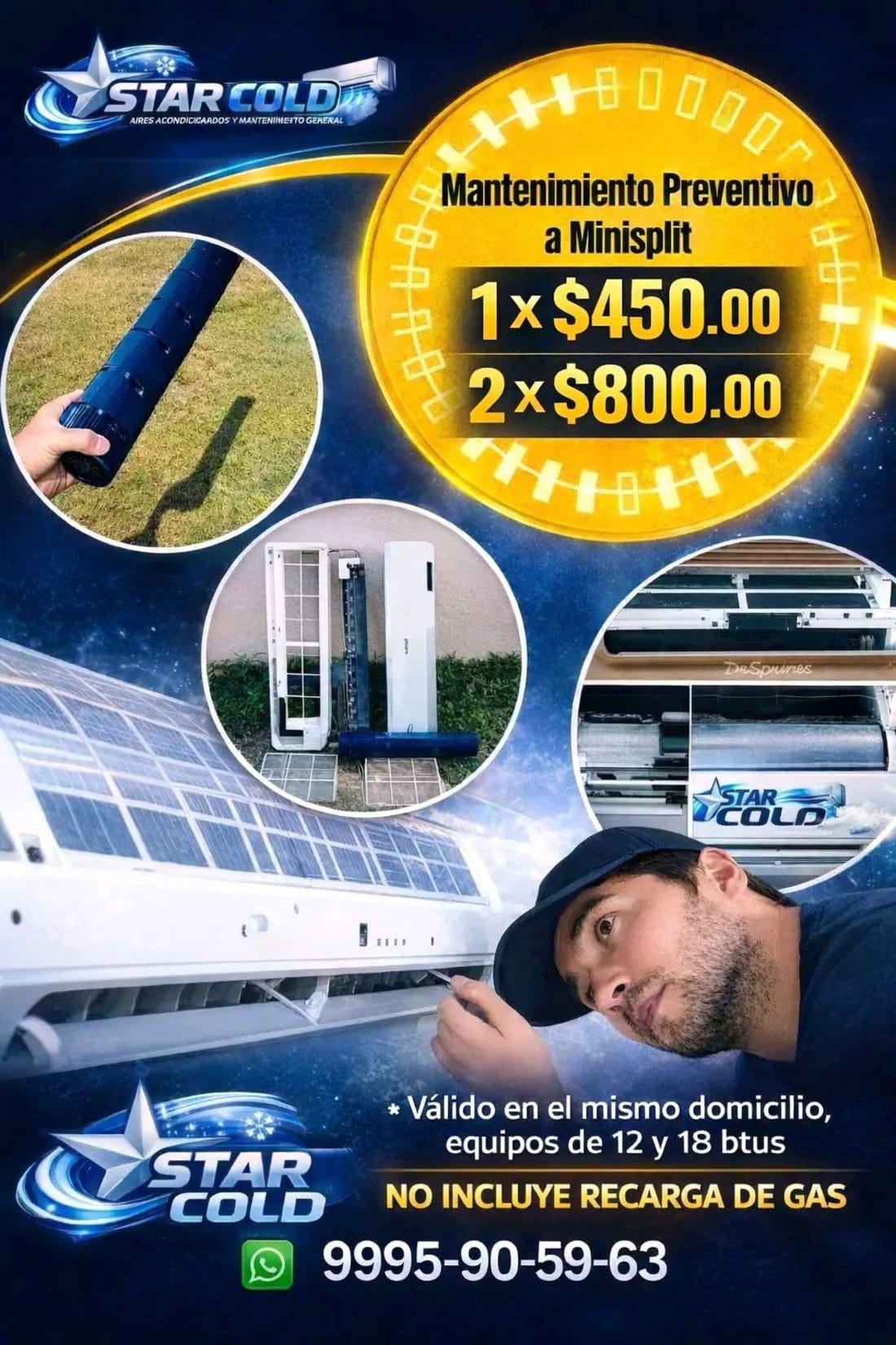 Imagen de Star Cold, Mantenimiento de Aires Acondicionados