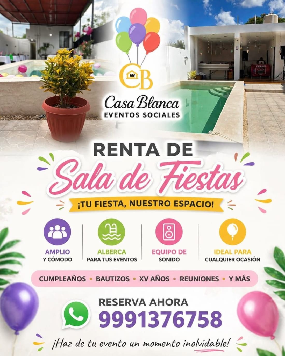 Imagen de Casa Blanca Eventos Sociales, Salón para Fiestas