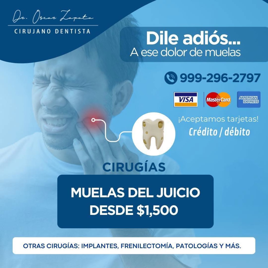 Imagen de las Muelas del Juicio, Extracción a Tiempo