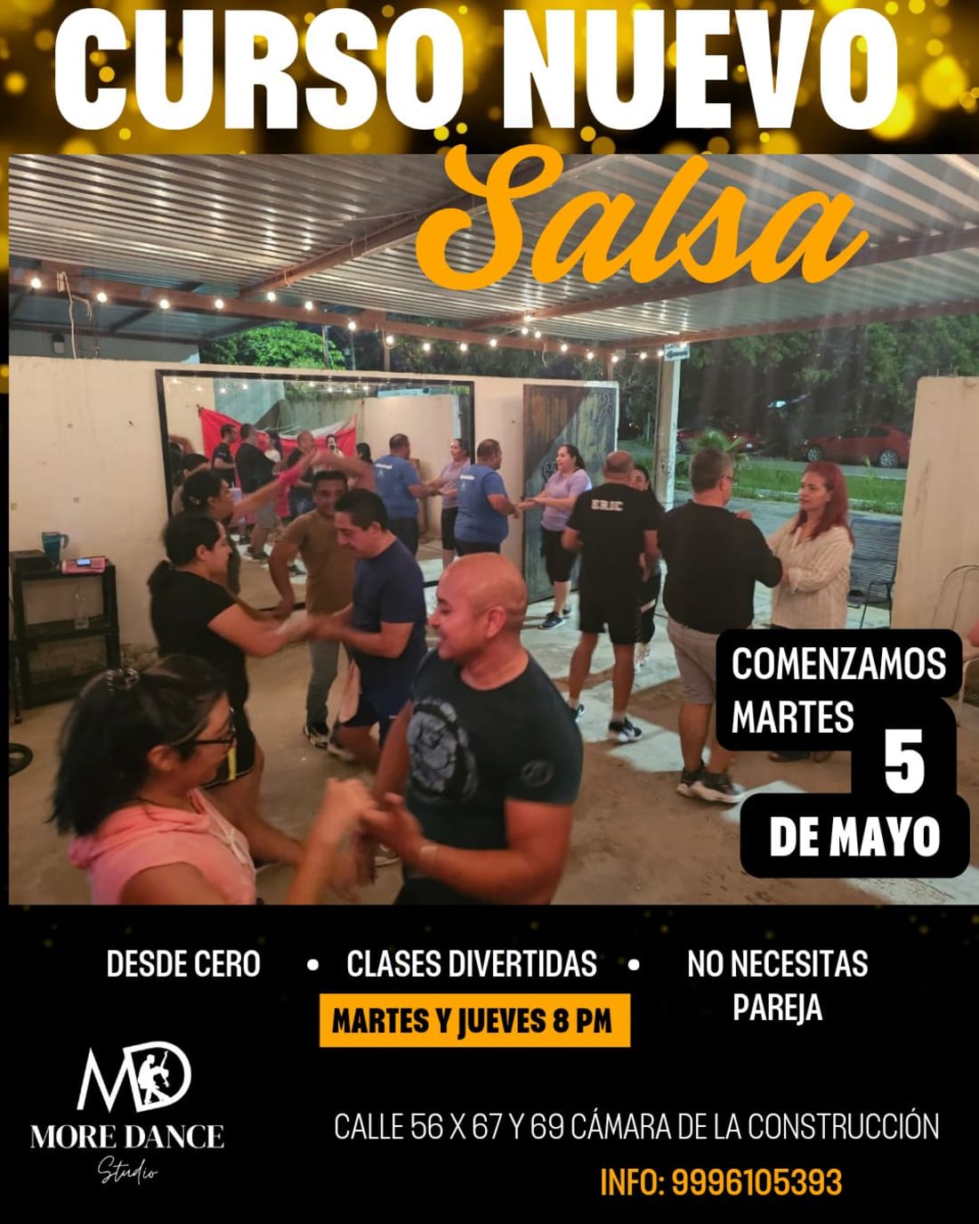 Imagen de Curso de Salsa, Comienza Martes 5 de Mayo