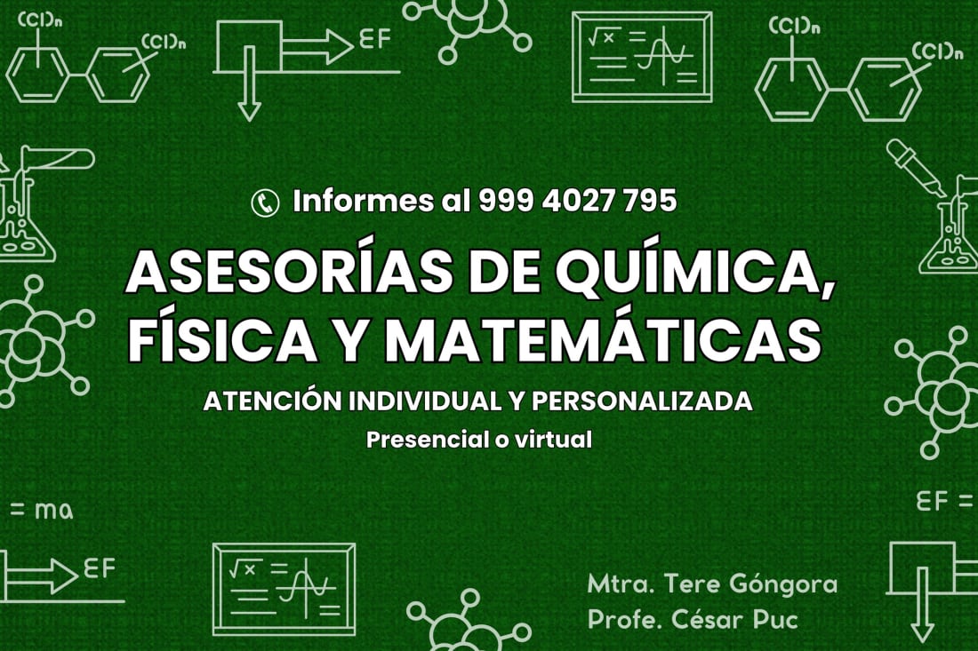 Imagen de Clases de Química, Física y Matemáticas