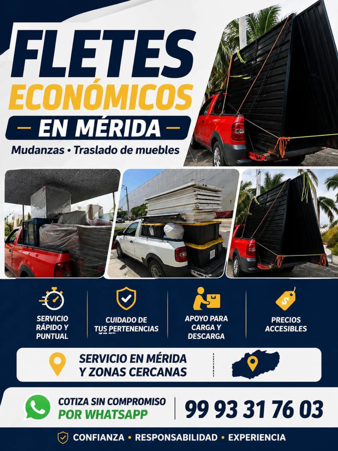 Imagen de Fletes Económicos, Puntualidad y Cuidado de Pertenencias