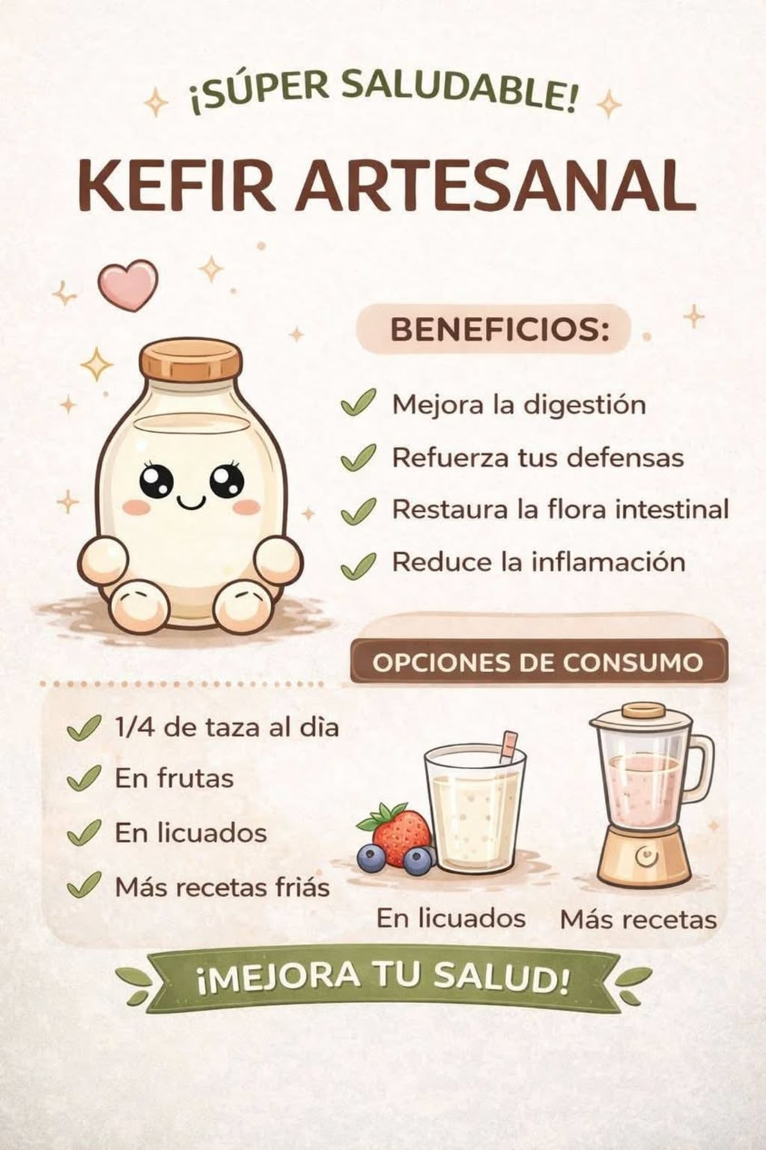 Foto 1 de 5, Imagen de Kéfir y Yakult de Kéfir, Salud Intestinal
