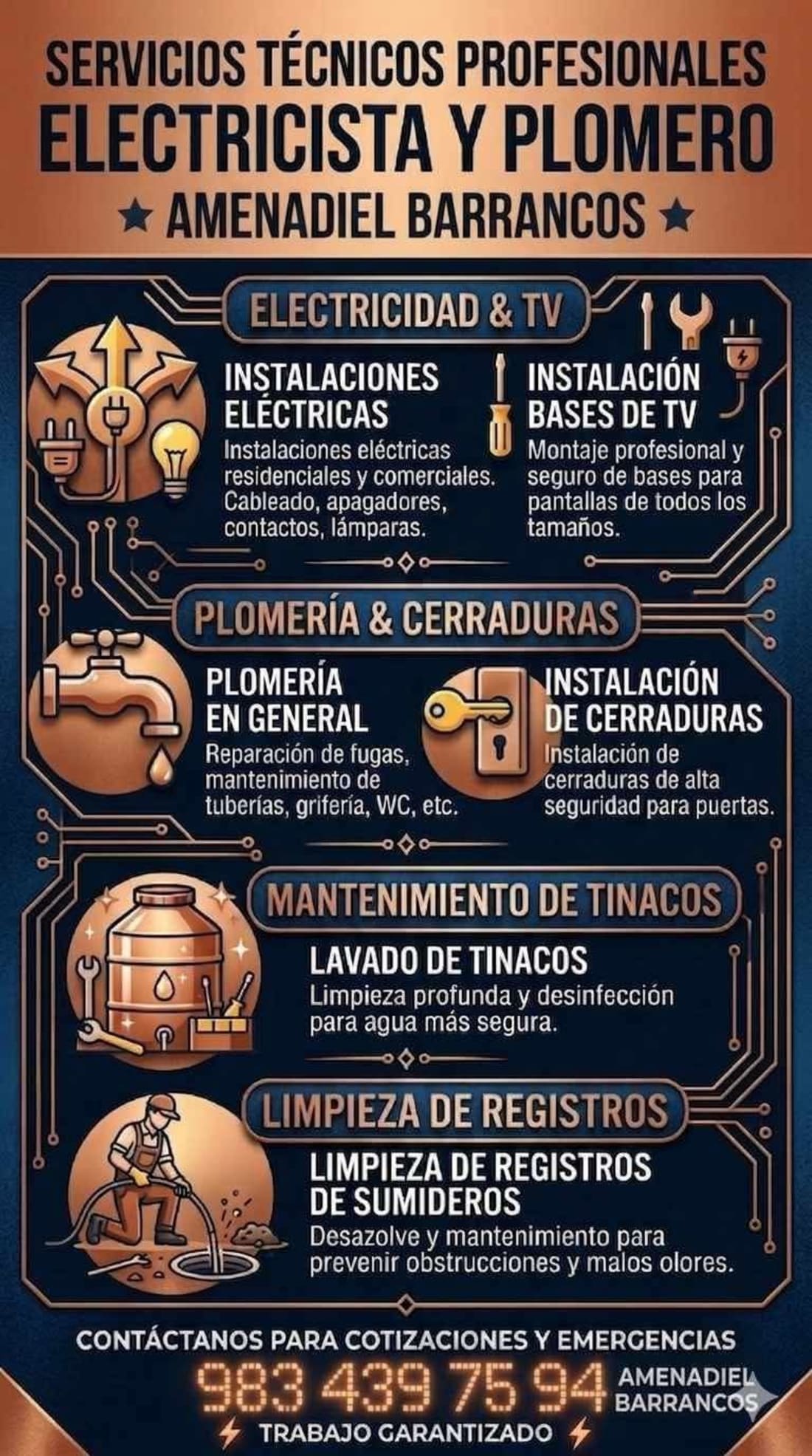 Imagen de Plomero y Electricista, Rápido, Cotiza con Nosotros