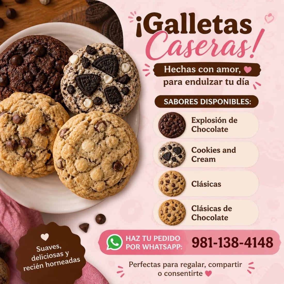 Imagen de Galletas Artesanales, Cookies And Cream y Más