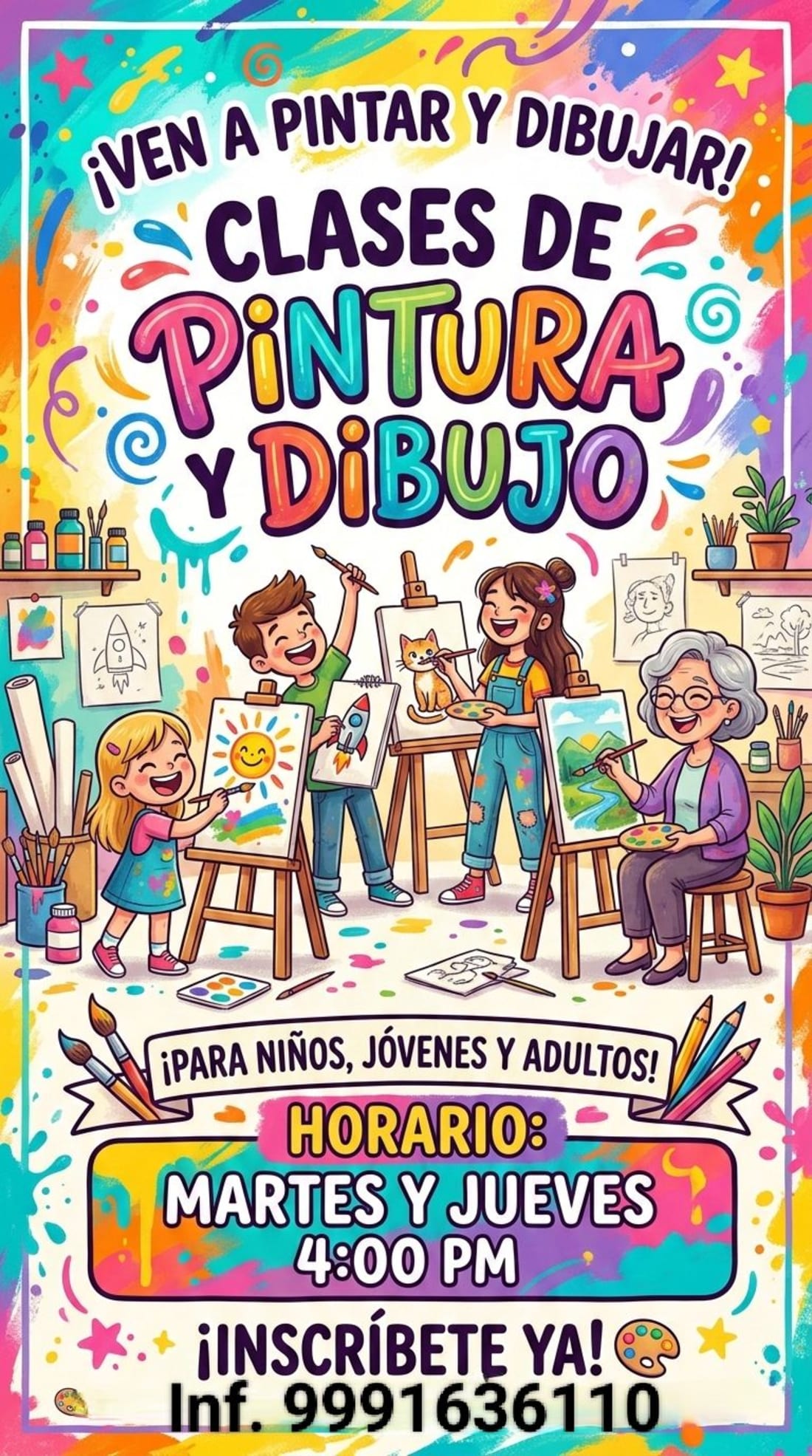 Imagen de Taller de Dibujo y Artes, Clase Muestra Gratis, Ciudad Caucel
