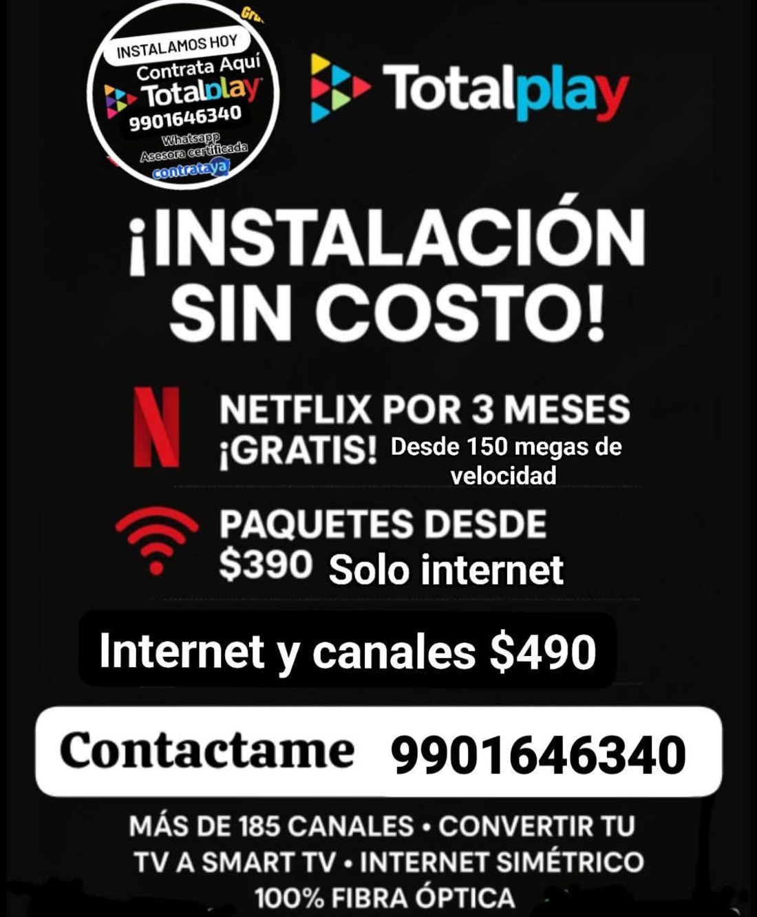 Imagen de Totalplay, Fibra Óptica 100% Garantizada
