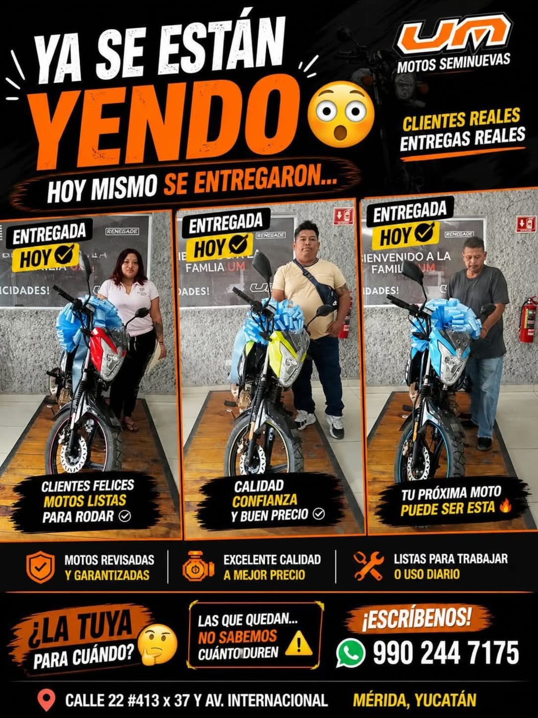 Imagen de Moto Semi Nuevas, Motos Disponibles en Mérida