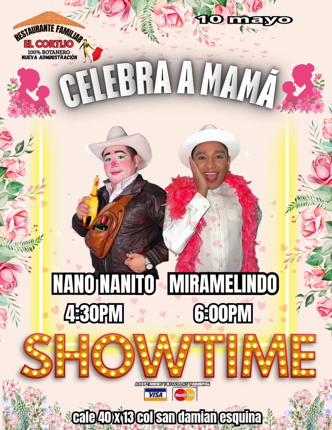 Imagen de Ven a Festejar a Mamá Hoy en el Cortijo ,tendremos Regalos, Sorpresas,musica