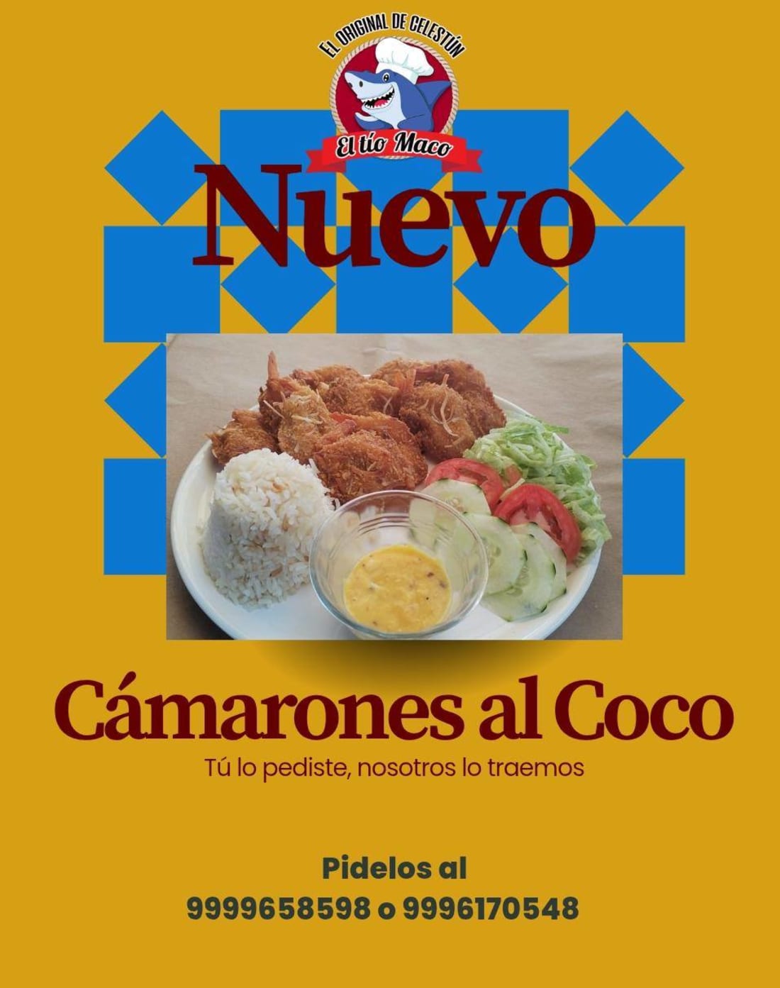 Foto 1 de 5, Imagen de Buenos Dias Vecinos el Tío Maco Les Ofrece Ricos Mariscos