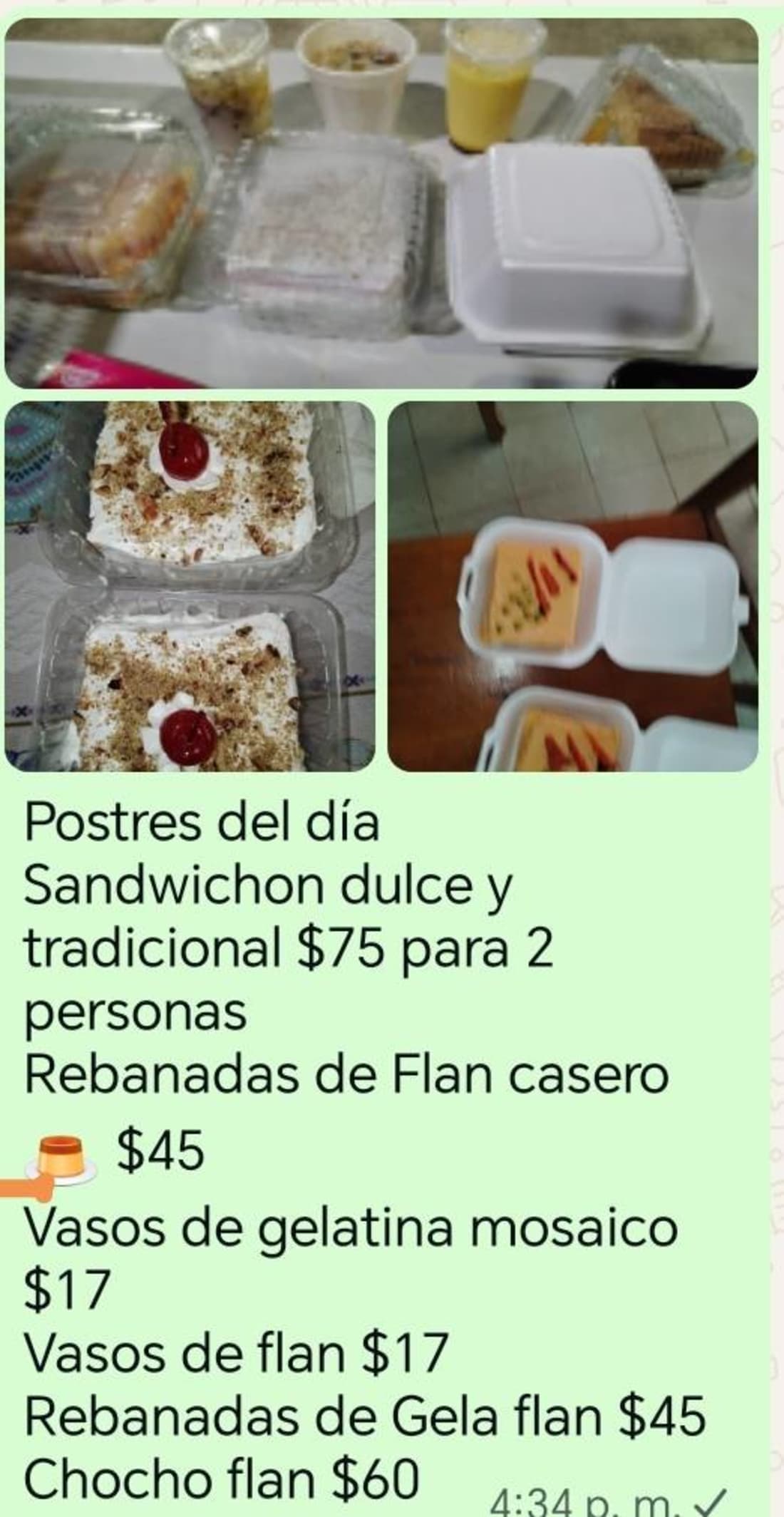 Foto 1 de 3, Imagen de Postres Individuales