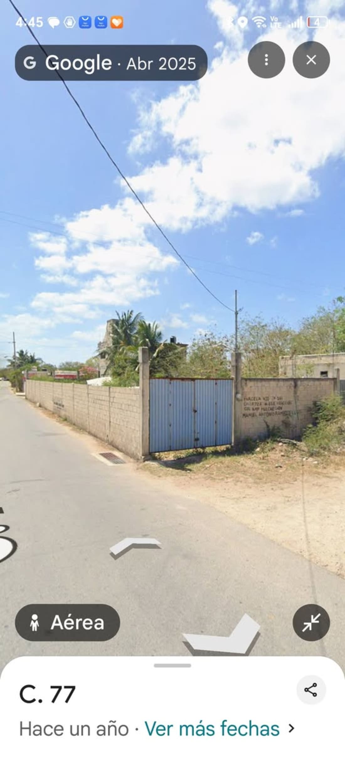 Foto 1 de 4, Imagen de Venta de Terreno en Santa Ana Kanasín en Avenida Principal. Mide 10x40