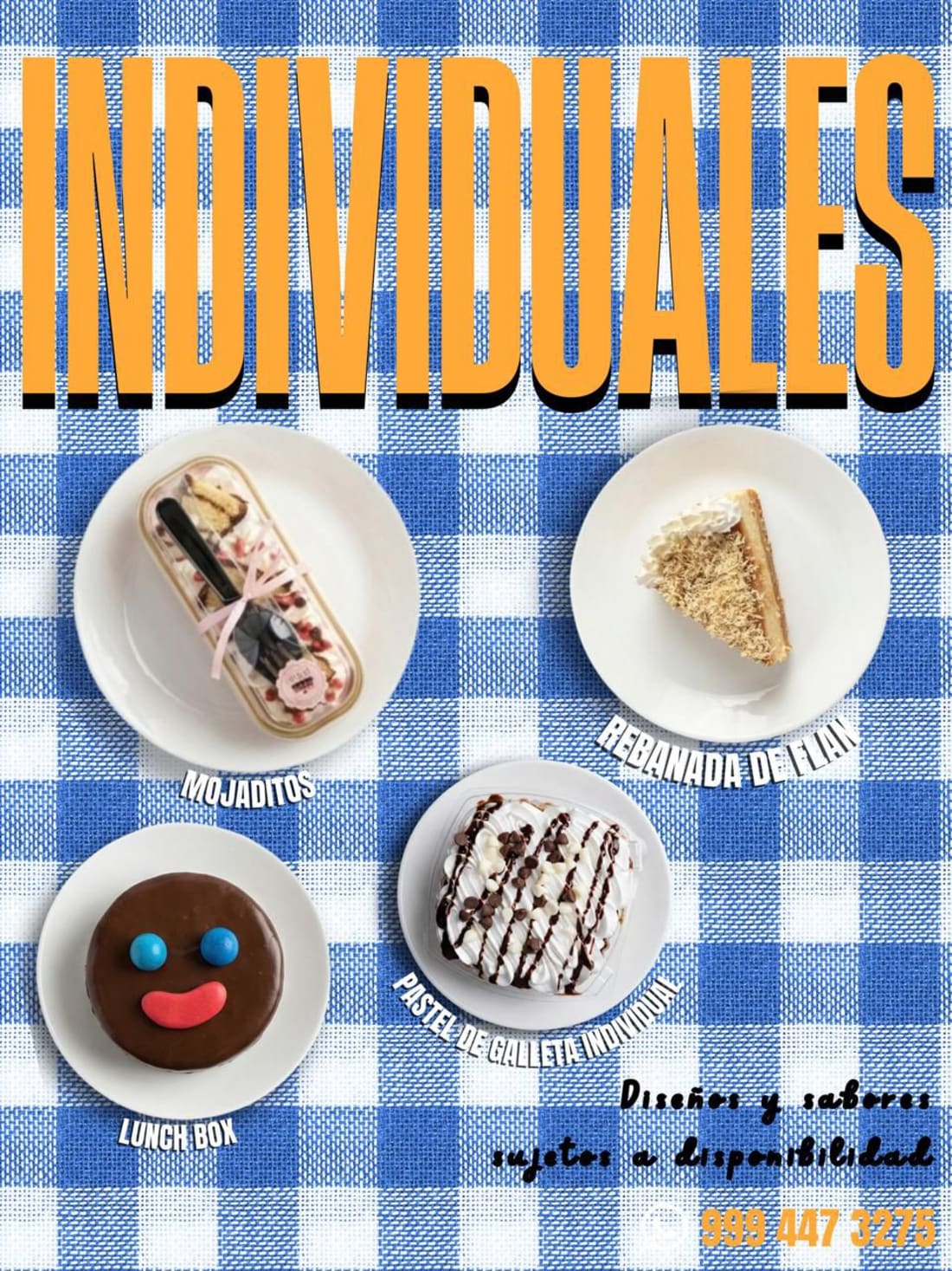 Postres individuales artesanales